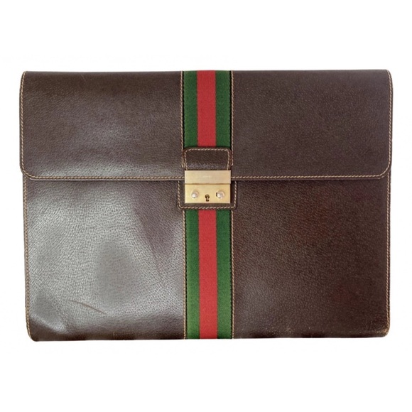 Fendi Other - Gucci Brown Leather Men's Bag